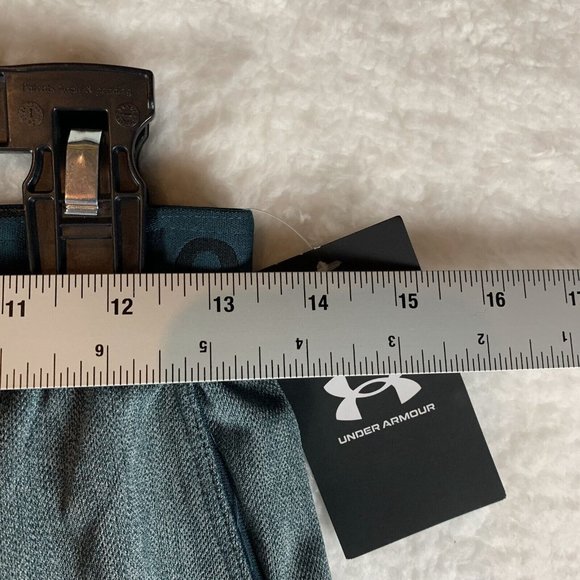 Under Armour Training Shorts Women's XS Dark Cyan Polyester Elastic Waist 6918 - Picture 5 of 6